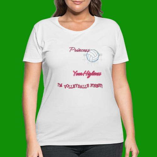 Volleyballs Finest - Women's Curvy T-Shirt