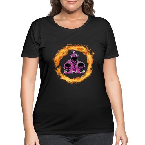 revamped logo - Women's Curvy T-Shirt