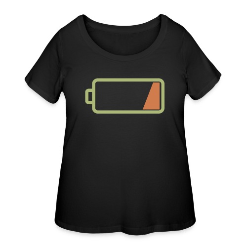 Silicon Valley - Low Battery - Women's Curvy T-Shirt