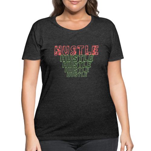 Just Hustle Until Your Success Achieved! - Women's Curvy T-Shirt