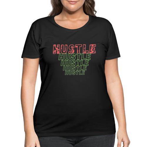Just Hustle Until Your Success Achieved! - Women's Curvy T-Shirt