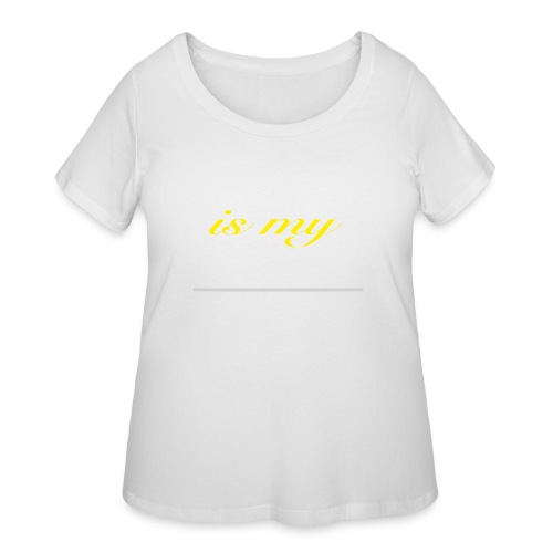 Knowledge Is My Power [white] - Women's Curvy T-Shirt