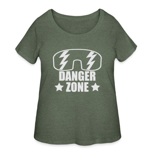 dangerzone_forblack - Women's Curvy T-Shirt