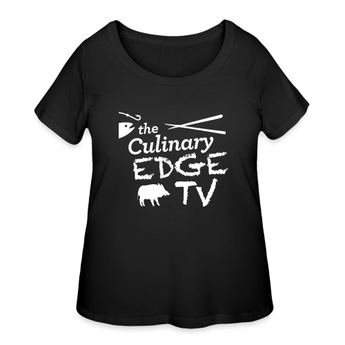 CETV White Signature - Eco-Friendly - Women's Curvy T-Shirt