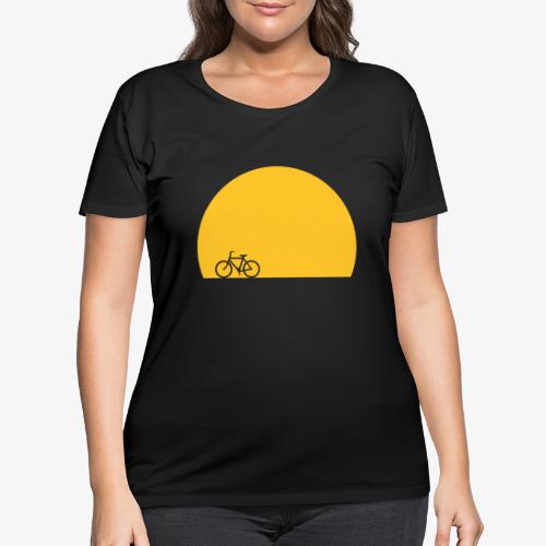 Sundown Bicycle - Women's Curvy T-Shirt