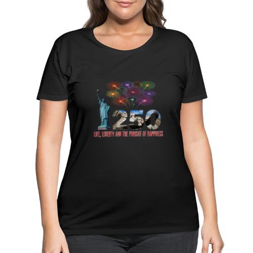 250 Years USA - Women's Curvy T-Shirt