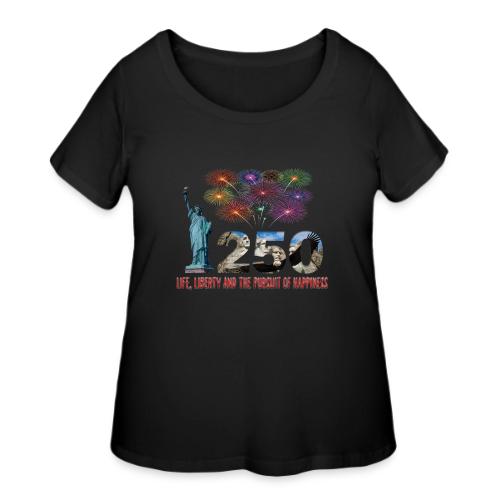 250 Years USA - Women's Curvy T-Shirt