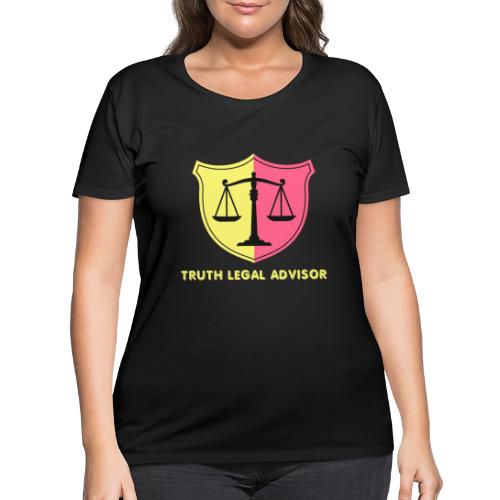 Truth legal advisor. - Women's Curvy T-Shirt
