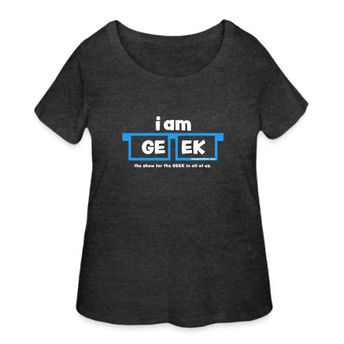 iamGEEK LOGO - Women's Curvy T-Shirt