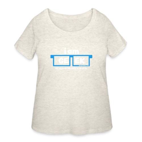 iamGEEK LOGO - Women's Curvy T-Shirt