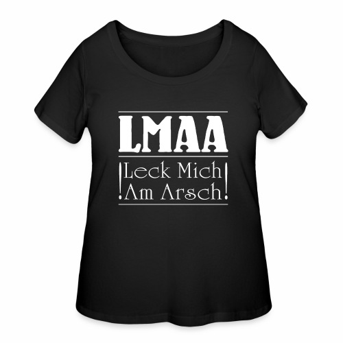 LMAA - Leck Mich Am Arsch - Women's Curvy T-Shirt