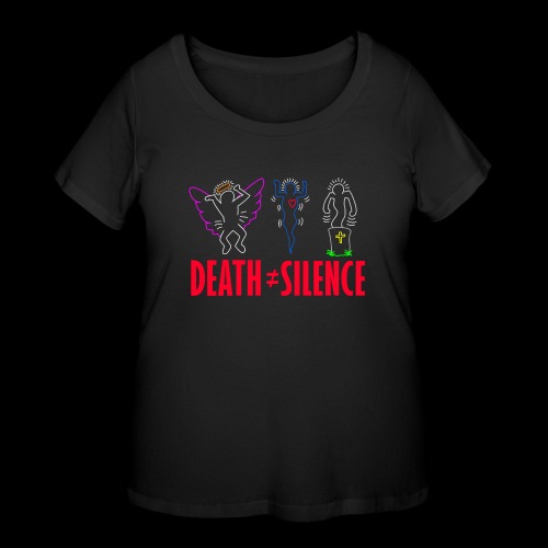 Death Does Not Equal Silence - Women's Curvy T-Shirt