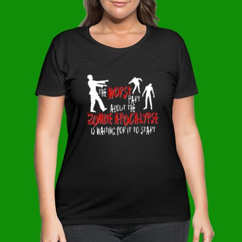 Worst Park of the Zombie Apocalypse - Women's Curvy T-Shirt
