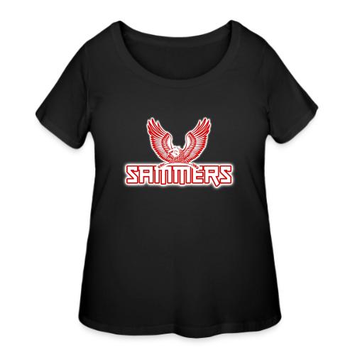 dont stop red eagle png - Women's Curvy T-Shirt