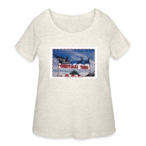 Priut Christmas Tree Shop - Women's Curvy T-Shirt