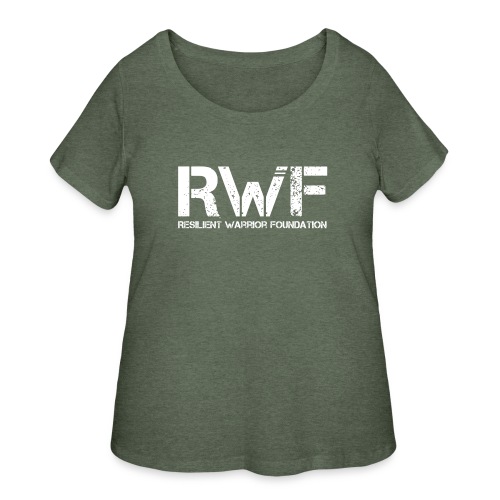 RWF White - Women's Curvy T-Shirt