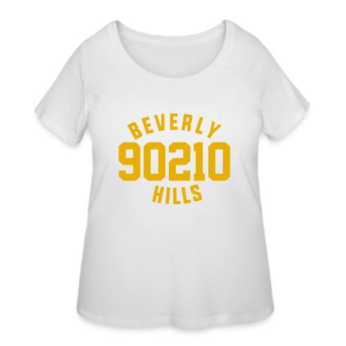 Beverly Hills 90210- Original Retro Shirt - Women's Curvy T-Shirt
