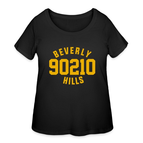 Beverly Hills 90210- Original Retro Shirt - Women's Curvy T-Shirt