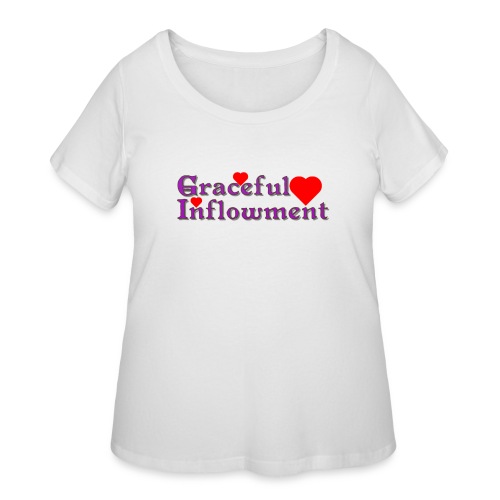 Graceful Inflowment - Women's Curvy T-Shirt