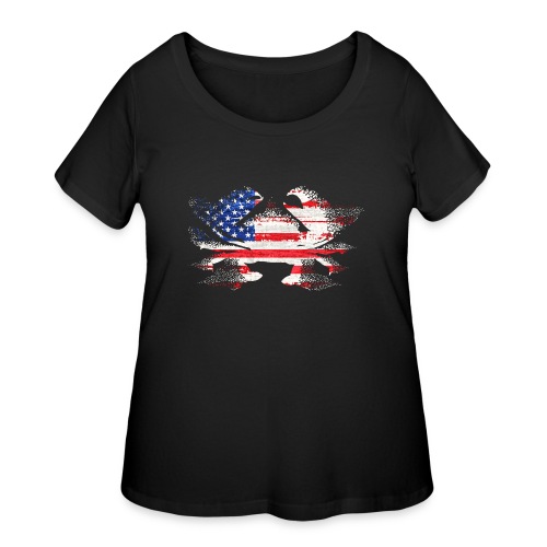 South Carolina Independence Crab, Light - Women's Curvy T-Shirt