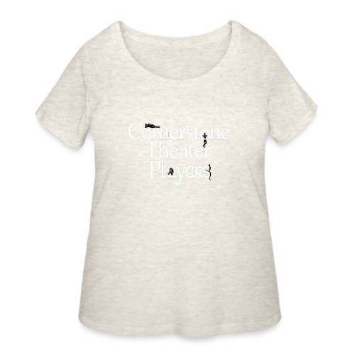 Cornerstone Theater Players (Light) - Women's Curvy T-Shirt