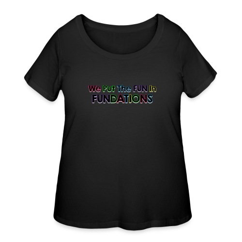 fundations png - Women's Curvy T-Shirt