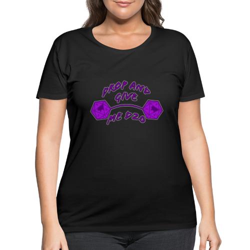Drop and Give Me D20 - Women's Curvy T-Shirt