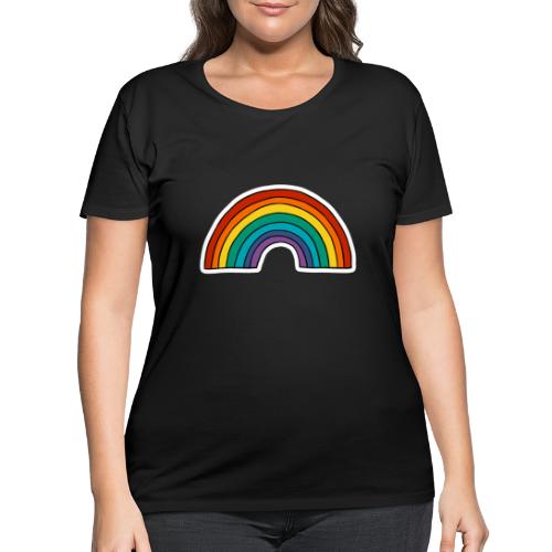 Rainbow - Women's Curvy T-Shirt
