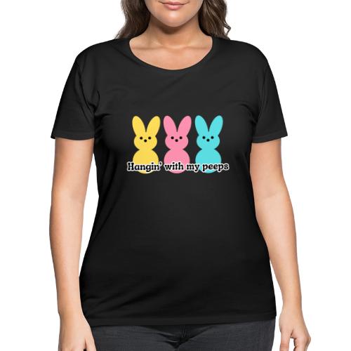 Hangin' with my peeps - Women's Curvy T-Shirt