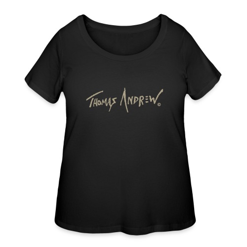 Thomas Andrew Signature_d - Women's Curvy T-Shirt