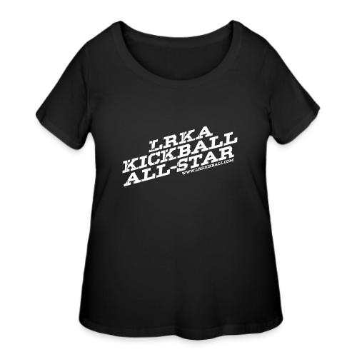 All Star White - Women's Curvy T-Shirt