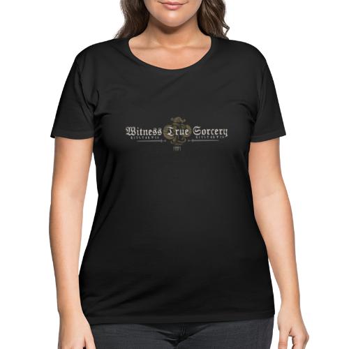 Witness True Sorcery Logo - Women's Curvy T-Shirt