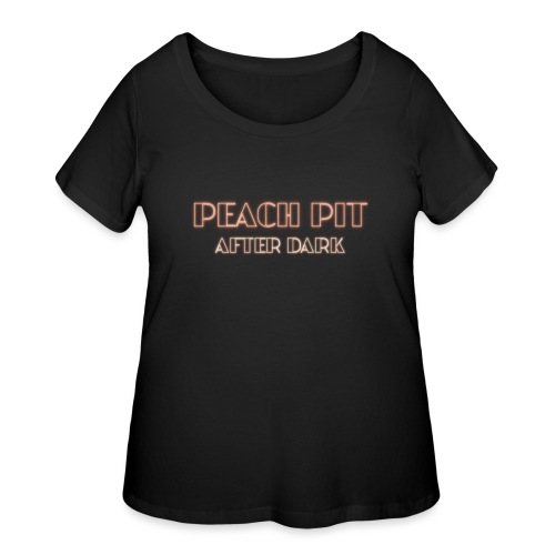 Peach Pit After Dark! - Women's Curvy T-Shirt