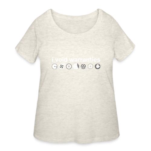 I Void Car Warranties - Women's Curvy T-Shirt