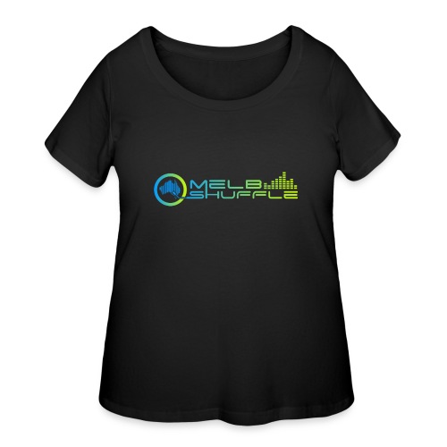 Melbshuffle Gradient Logo - Women's Curvy T-Shirt