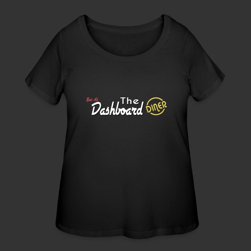 The Dashboard Diner Horizontal Logo - Women's Curvy T-Shirt