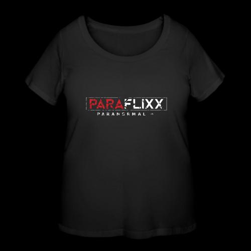 PARAFlixx White Grunge - Women's Curvy T-Shirt