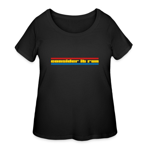 consider it run - Women's Curvy T-Shirt