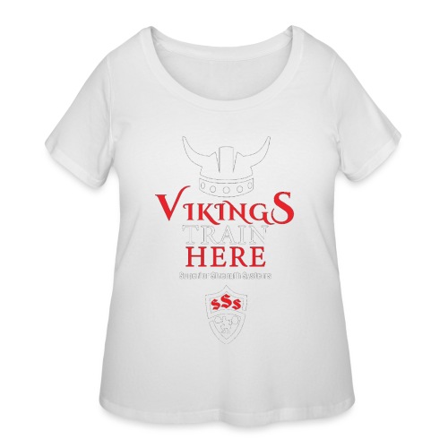 Vikings Train Here - Women's Curvy T-Shirt