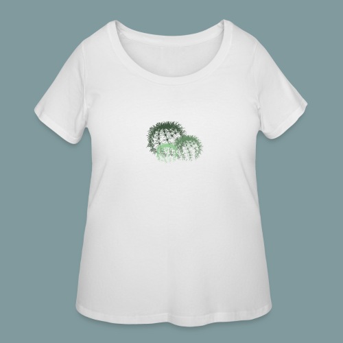 Math Citadel Cactus Trio - Women's Curvy T-Shirt