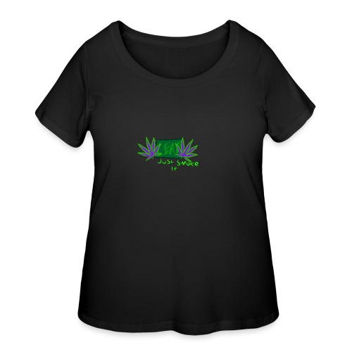 Leaf - Just Smoke It - Women's Curvy T-Shirt