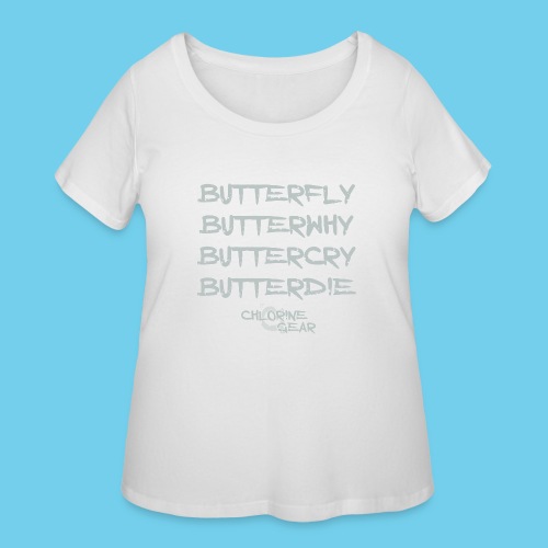 Butterwhy.png - Women's Curvy T-Shirt
