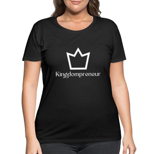 Kingdompreneur White - Women's Curvy T-Shirt