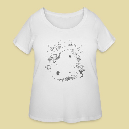 hoh_tshirt_skullhouse - Women's Curvy T-Shirt