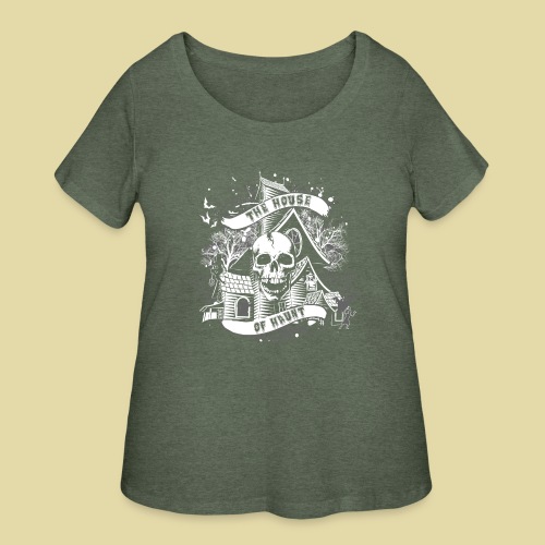 hoh_tshirt_skullhouse - Women's Curvy T-Shirt
