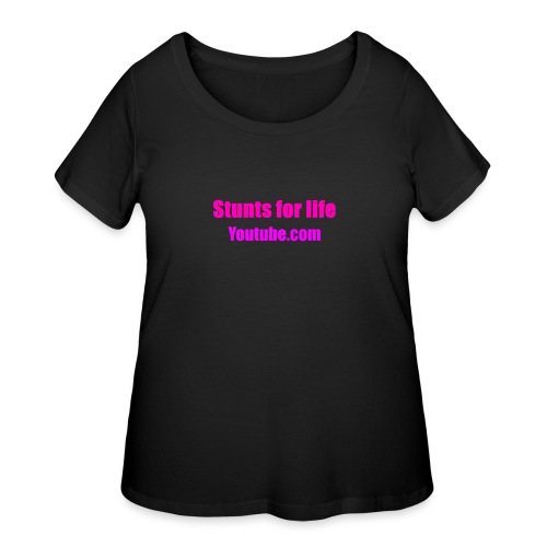 stunts for life - Women's Curvy T-Shirt