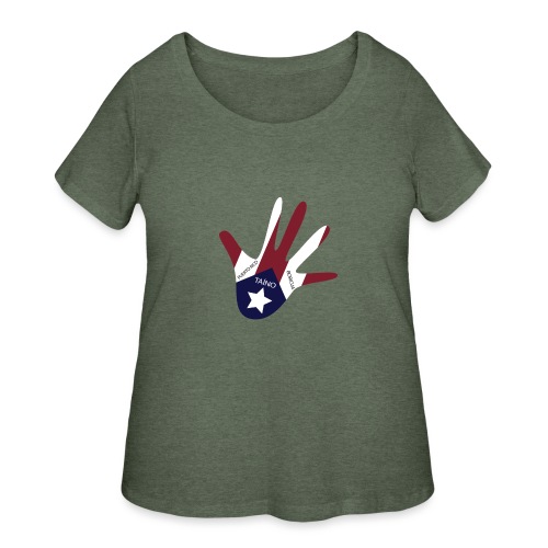 Mano Puerto Rico - Women's Curvy T-Shirt