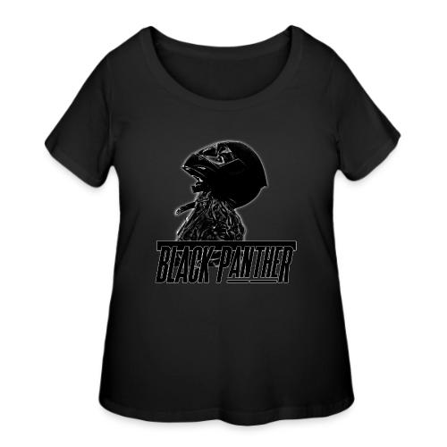 GIRL PANTHER sporty girl - Women's Curvy T-Shirt