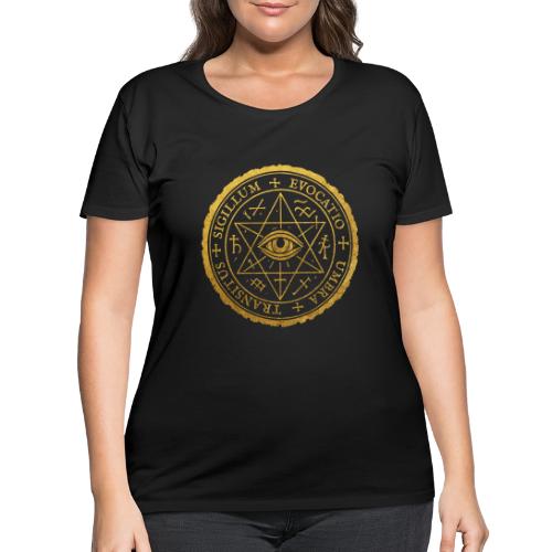 Sigillum Obscura Aurum - Women's Curvy T-Shirt