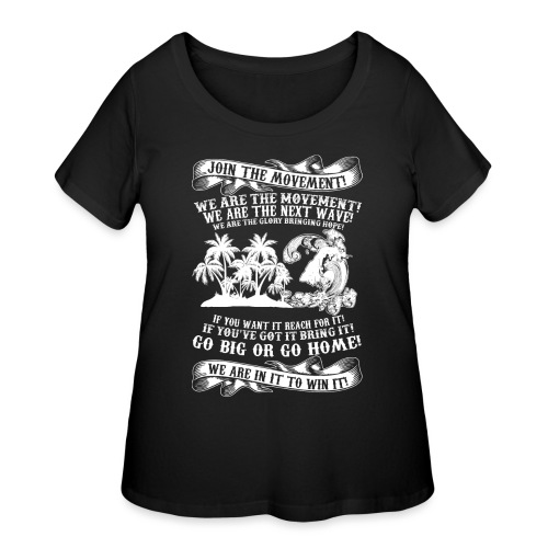 Join The Movement - T-Shirt - Unisex - Women's Curvy T-Shirt